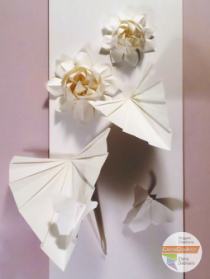 Fiori di loto e farfalle